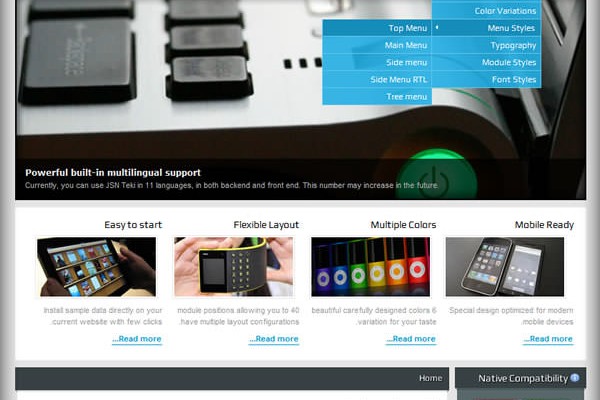 RTL layout support